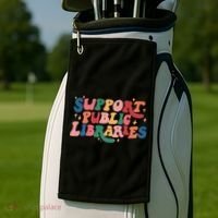 Support Public Libraries 4th Of July Golf Towel thumb 2