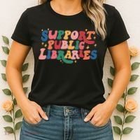 Support Public Libraries 4th Of July Women's T-Shirt thumb 2