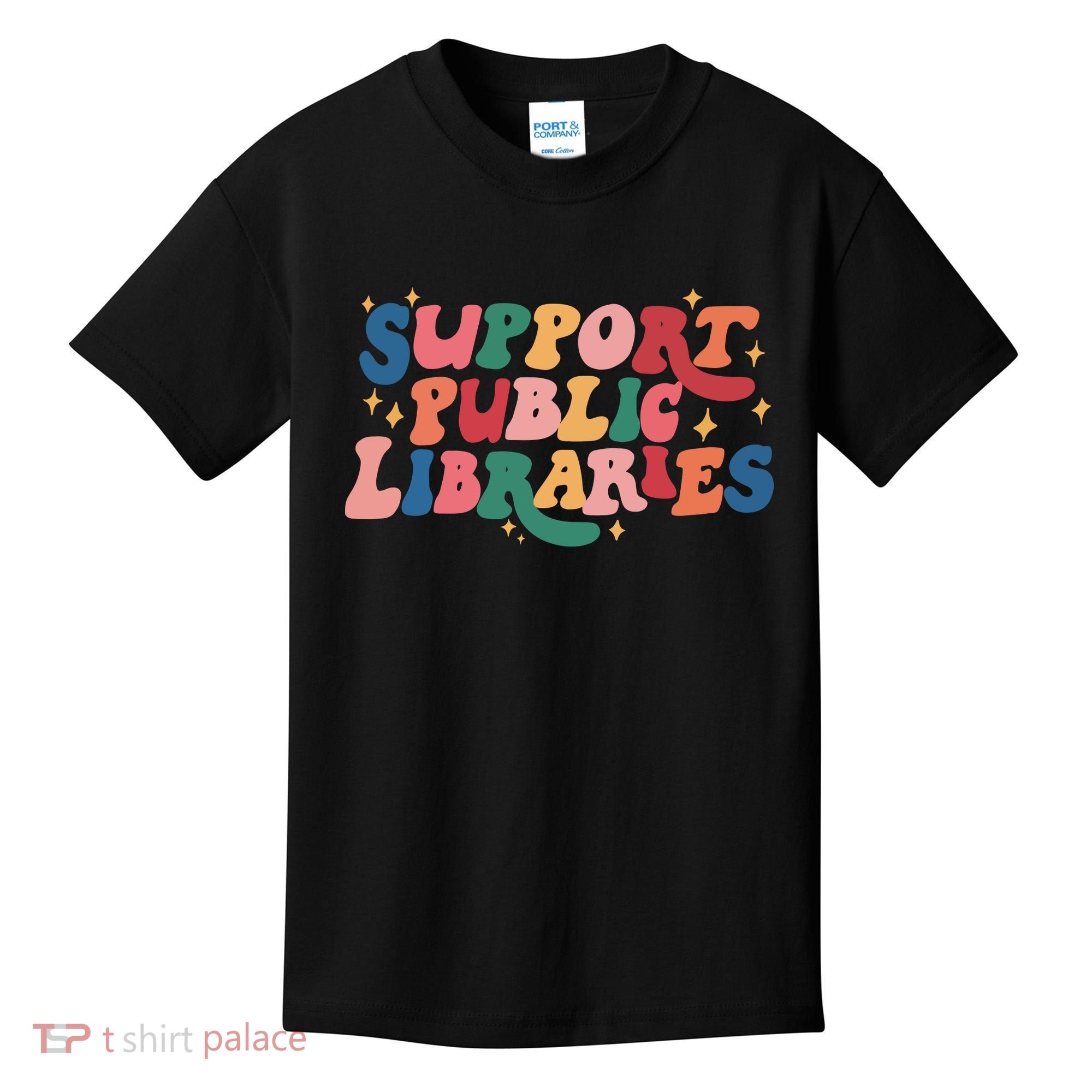 Support Public Libraries 4th Of July Kids T-Shirt