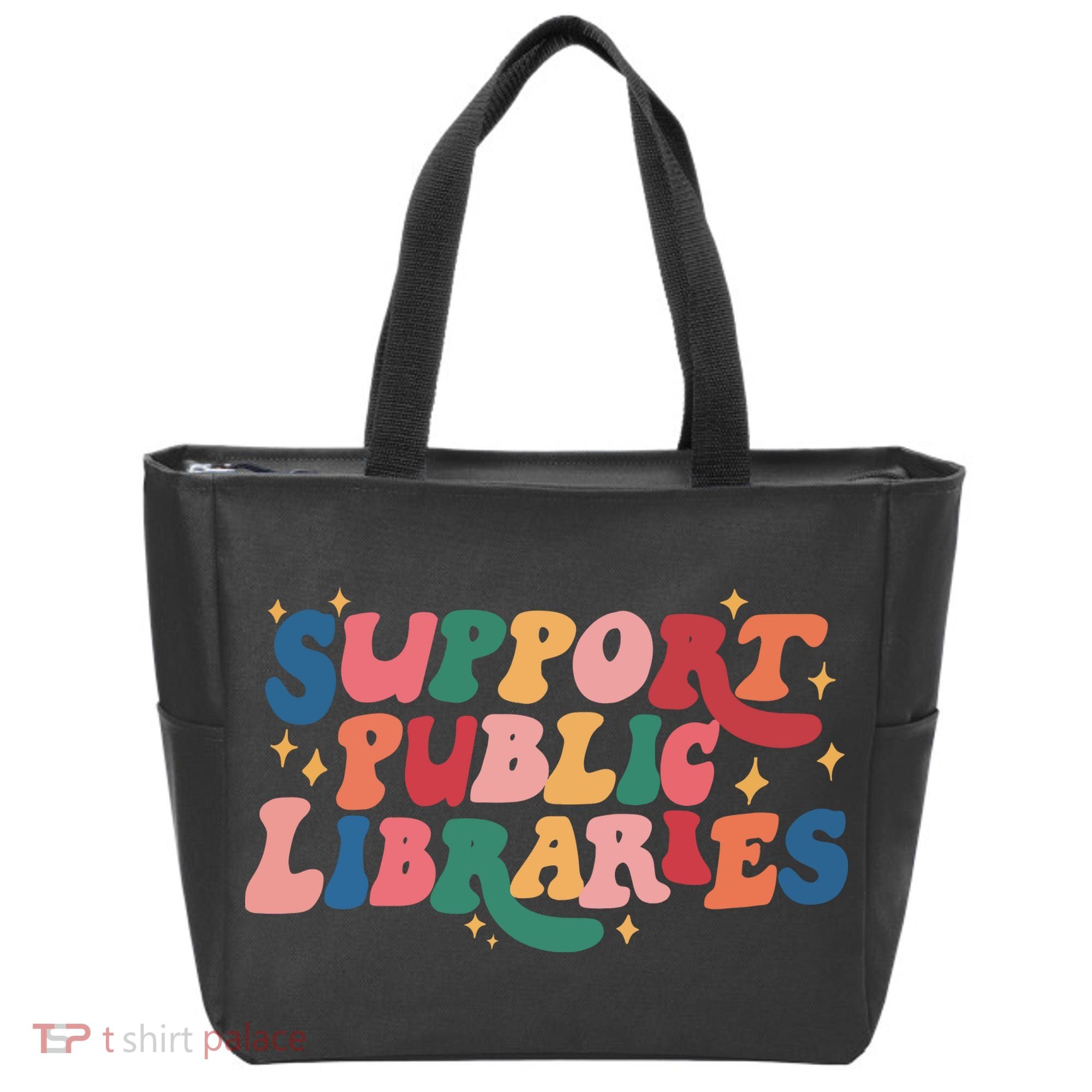 Support Public Libraries 4th Of July Tote Bag