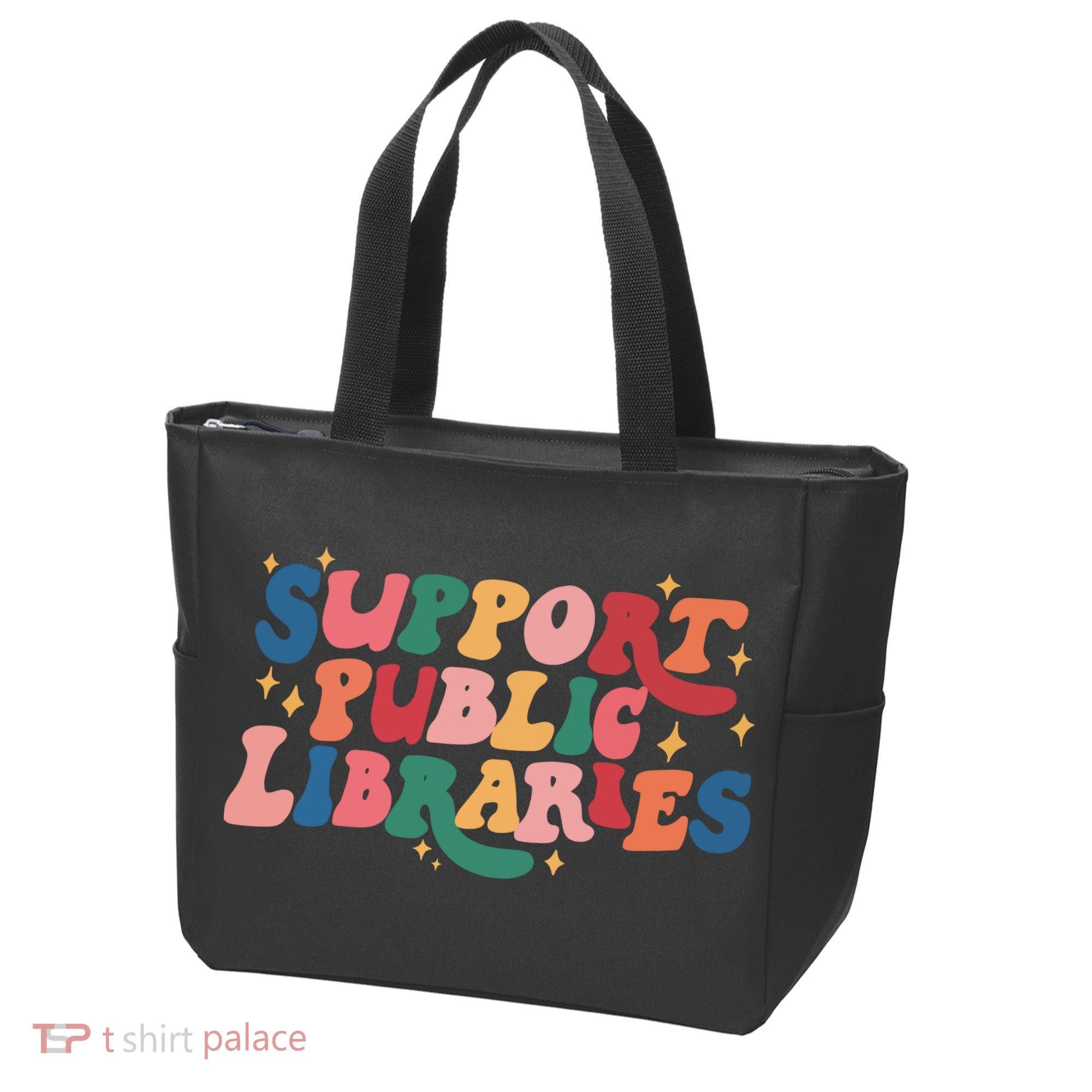 Support Public Libraries 4th Of July Tote Bag