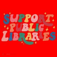 Support Public Libraries 4th Of July Santa Hat thumb 1