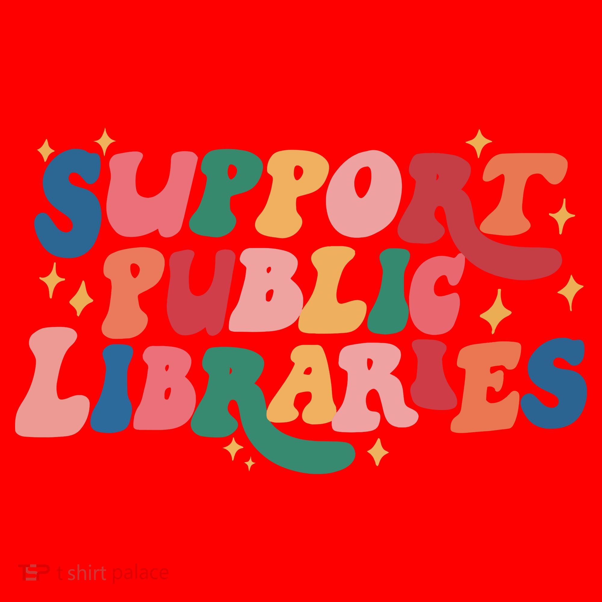 Support Public Libraries 4th Of July Santa Hat