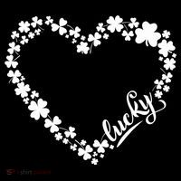 St. Patrick Lucky Clover Heart Shamrock Lucky Women's Hoodie thumb 2