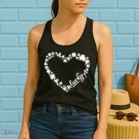 St. Patrick Lucky Clover Heart Shamrock Lucky Women's Tank Top thumb 2