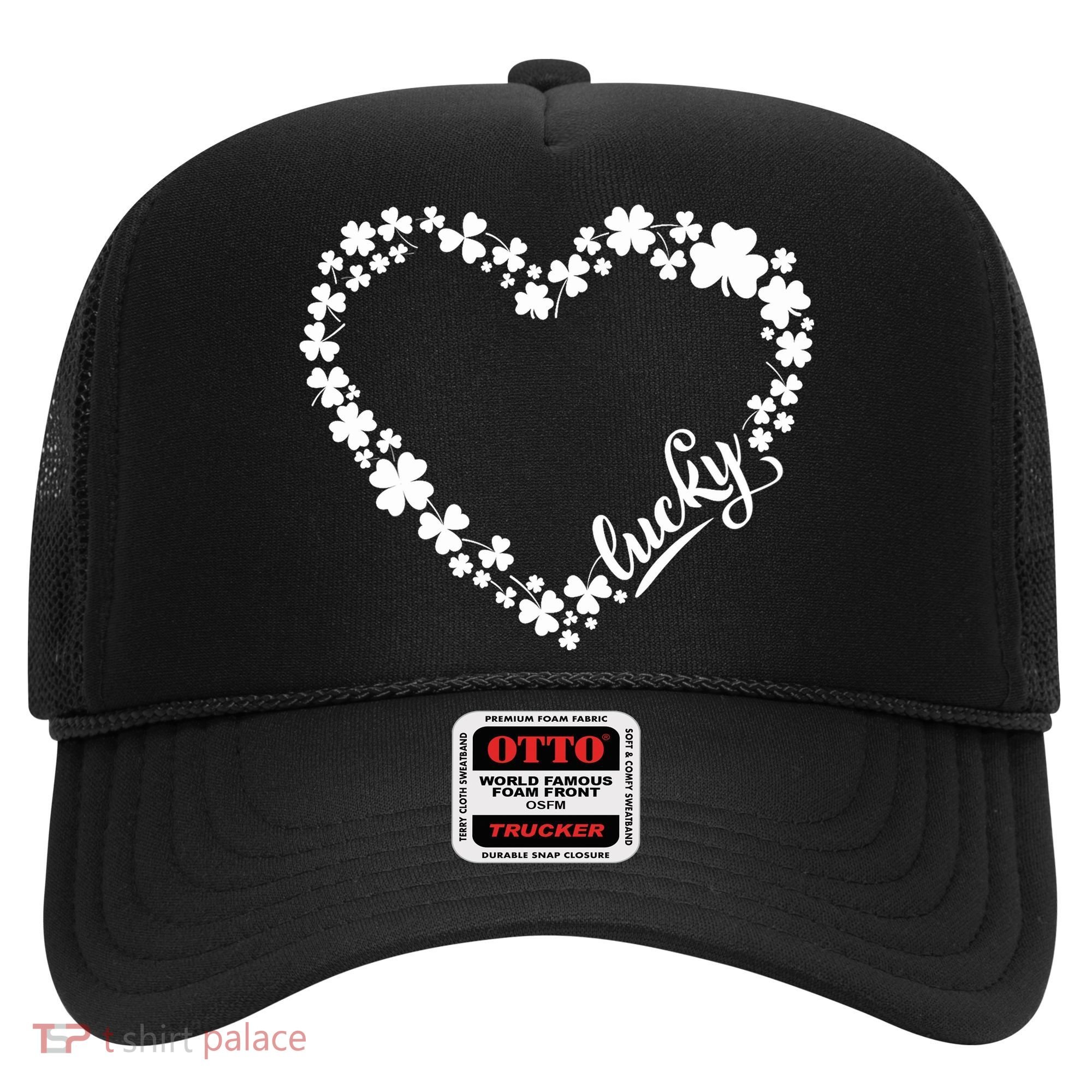 St. Patrick Lucky Clover Heart Shamrock Lucky Hat