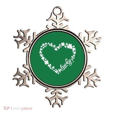 St. Patrick Lucky Clover Heart Shamrock Lucky Ornament