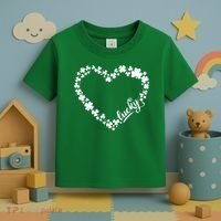 St. Patrick Lucky Clover Heart Shamrock Lucky Toddler T-Shirt thumb 3
