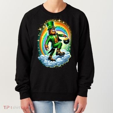 St Paddy Lucky St Patricks Day Bigfoot Women's Sweatshirt