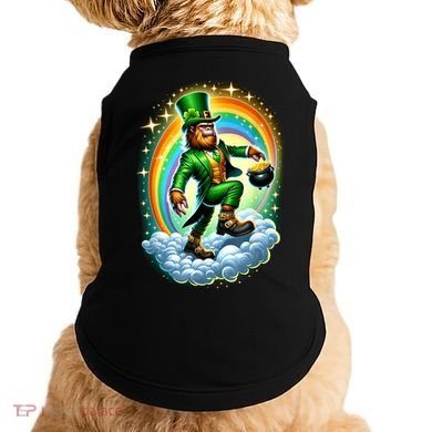 St Paddy Lucky St Patricks Day Bigfoot Doggie Tank
