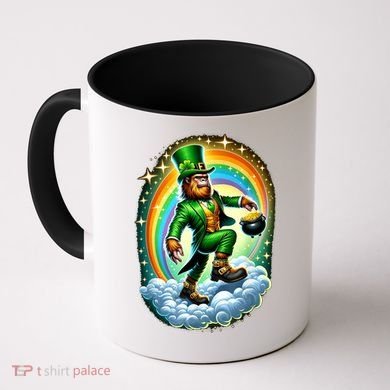 St Paddy Lucky St Patricks Day Bigfoot Coffee Mug