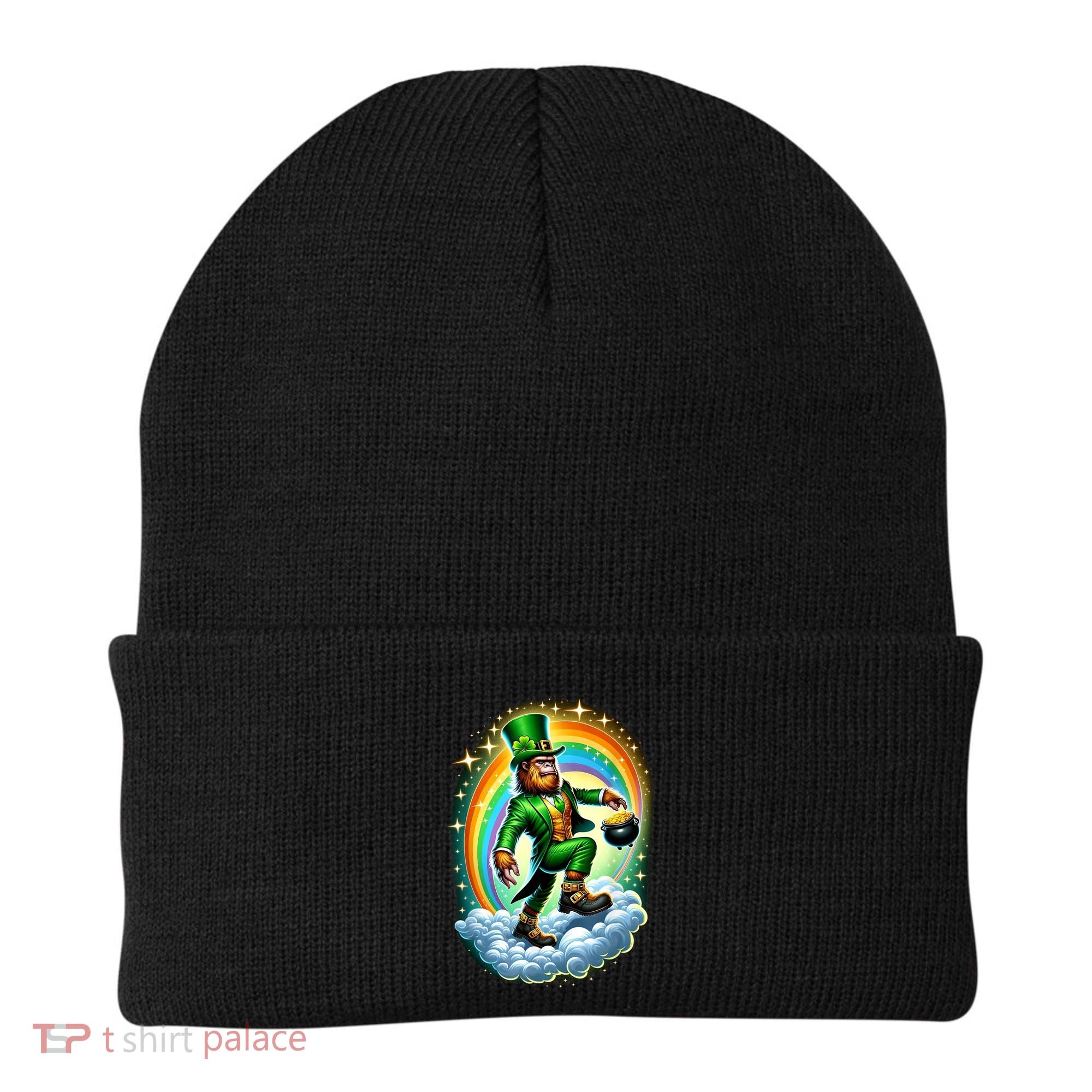 St Paddy Lucky St Patricks Day Bigfoot Beanie