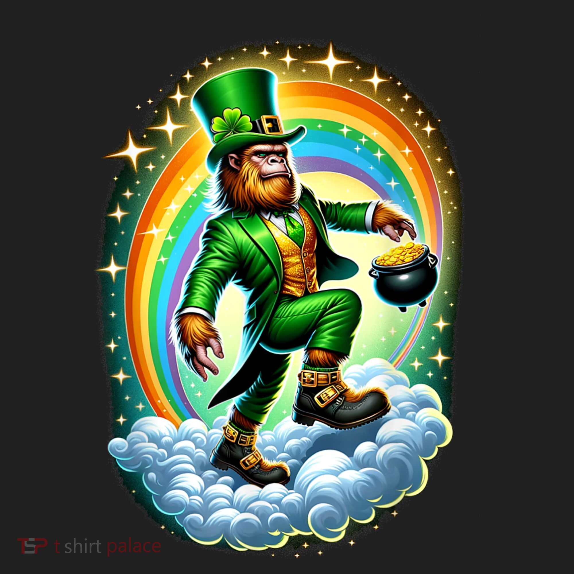 St Paddy Lucky St Patricks Day Bigfoot Hat