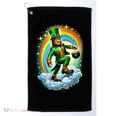 St Paddy Lucky St Patricks Day Bigfoot Golf Towel