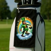 St Paddy Lucky St Patricks Day Bigfoot Golf Towel thumb 2