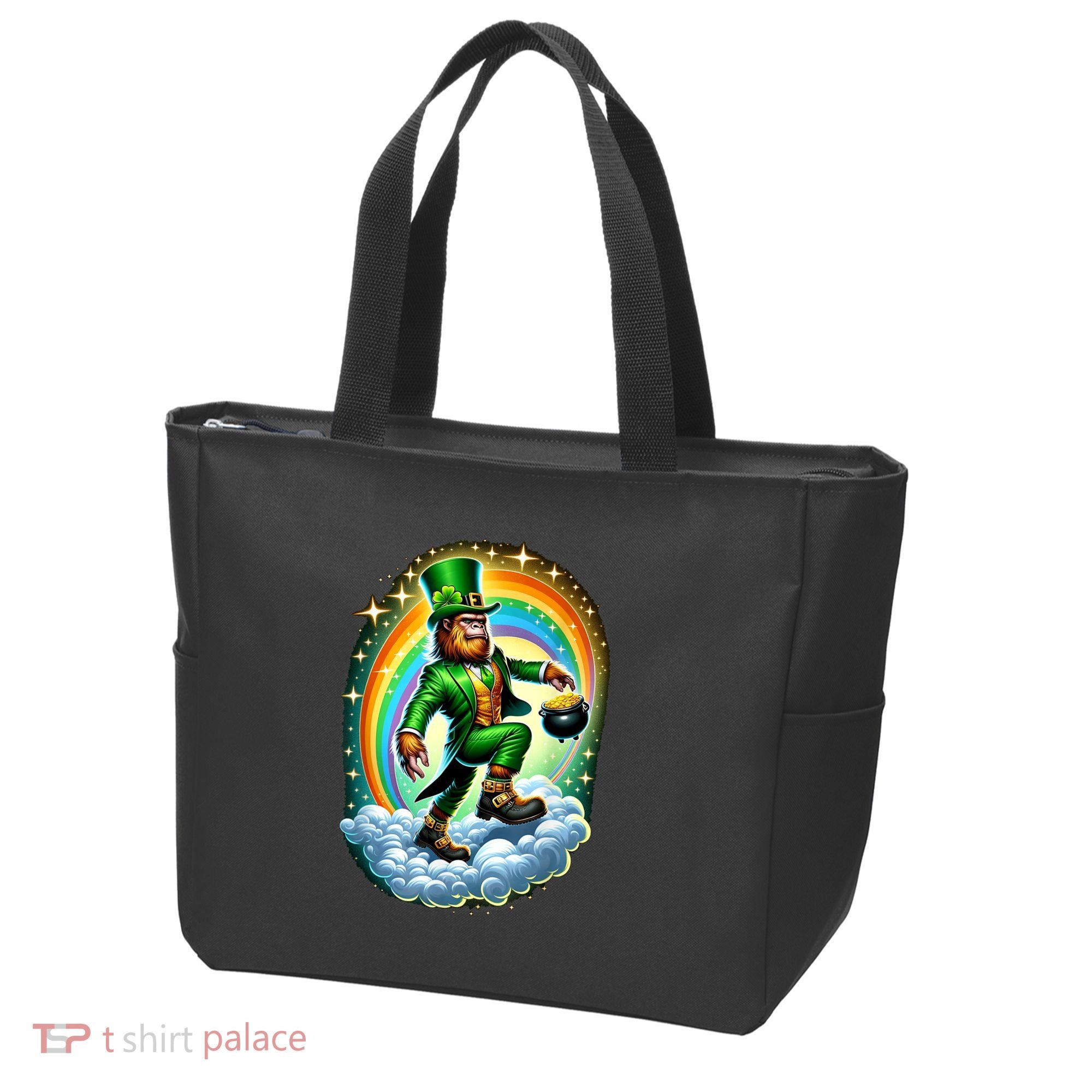 St Paddy Lucky St Patricks Day Bigfoot Tote Bag