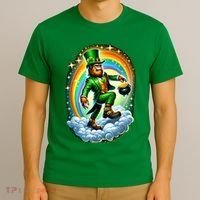 St Paddy Lucky St Patricks Day Bigfoot T-Shirt thumb 3