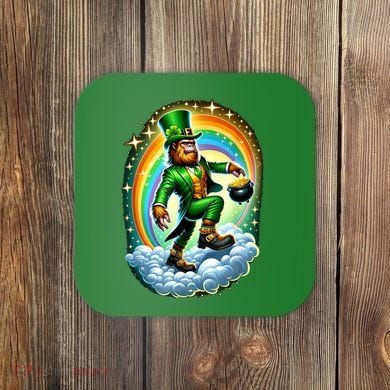 St Paddy Lucky St Patricks Day Bigfoot Coaster