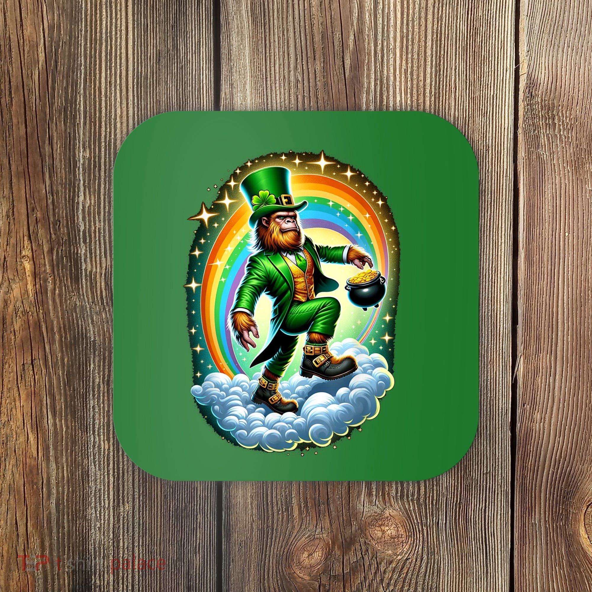 St Paddy Lucky St Patricks Day Bigfoot Coaster
