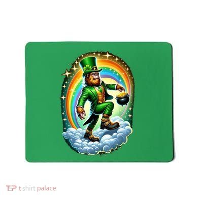 St Paddy Lucky St Patricks Day Bigfoot Mousepad