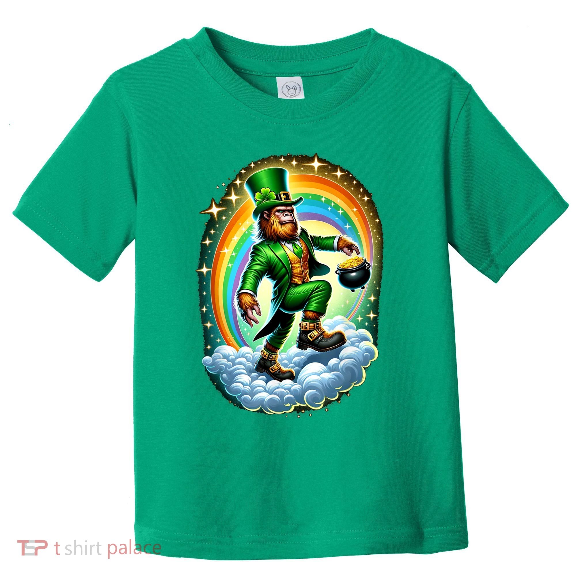 St Paddy Lucky St Patricks Day Bigfoot Toddler T-Shirt
