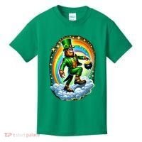 St Paddy Lucky St Patricks Day Bigfoot Kids T-Shirt thumb 0