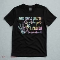 Some People Like To Stir The Pot I Prefer To Smoke I Tie Dye Pullover Hoodie T-Shirt thumb 5