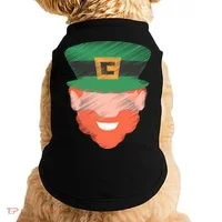 St Patrick Leprechaun Head Doggie Tank thumb 0