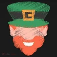St Patrick Leprechaun Head Doggie Tank thumb 4