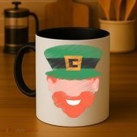 St Patrick Leprechaun Head Coffee Mug thumb 4