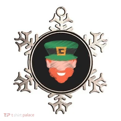 St Patrick Leprechaun Head Ornament