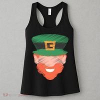 St Patrick Leprechaun Head Women's Tank Top thumb 3