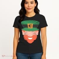 St Patrick Leprechaun Head Women's T-Shirt thumb 4