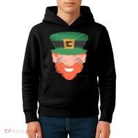 St Patrick Leprechaun Head Kids Hoodie thumb 4