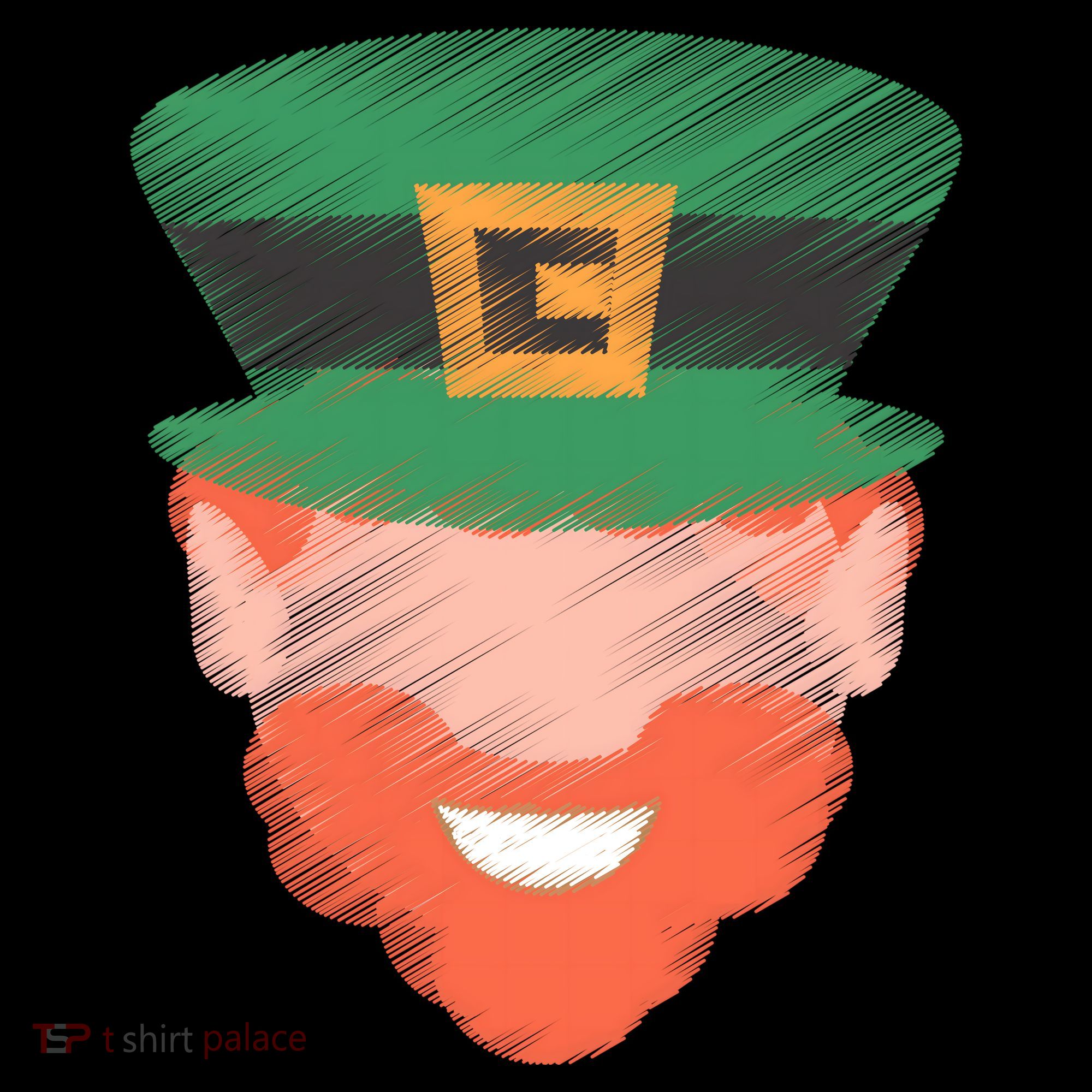 St Patrick Leprechaun Head Kids Hoodie