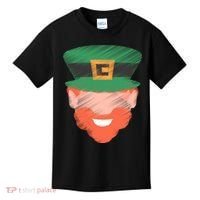 St Patrick Leprechaun Head Kids T-Shirt thumb 0