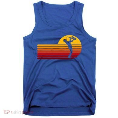 Saxophone Player Lovers Music Playing Retro Vintage Cool Gift Tank Top