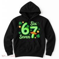 St Patrick's Lucky 67 Six Seven 6-7 Meme Hoodie thumb 0