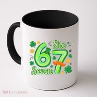 St Patrick's Lucky 67 Six Seven 6-7 Meme Coffee Mug thumb 0