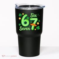 St Patrick's Lucky 67 Six Seven 6-7 Meme Tumbler thumb 0