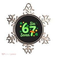 St Patrick's Lucky 67 Six Seven 6-7 Meme Ornament thumb 0