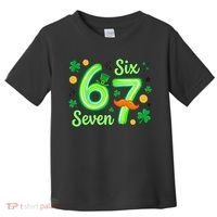 St Patrick's Lucky 67 Six Seven 6-7 Meme Toddler T-Shirt thumb 0