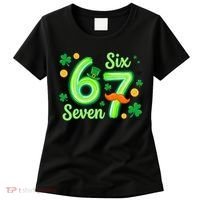 St Patrick's Lucky 67 Six Seven 6-7 Meme Women's T-Shirt thumb 0