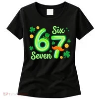 St Patrick's Lucky 67 Six Seven 6-7 Meme Women's T-Shirt thumb 0
