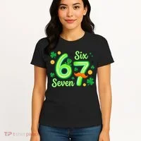 St Patrick's Lucky 67 Six Seven 6-7 Meme Women's T-Shirt thumb 4