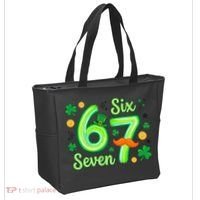 St Patrick's Lucky 67 Six Seven 6-7 Meme Tote Bag thumb 2