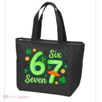 St Patrick's Lucky 67 Six Seven 6-7 Meme Tote Bag thumb 3