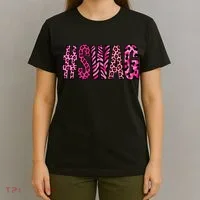 #SWAG Pink Leopard Print Cool T-Shirt thumb 4