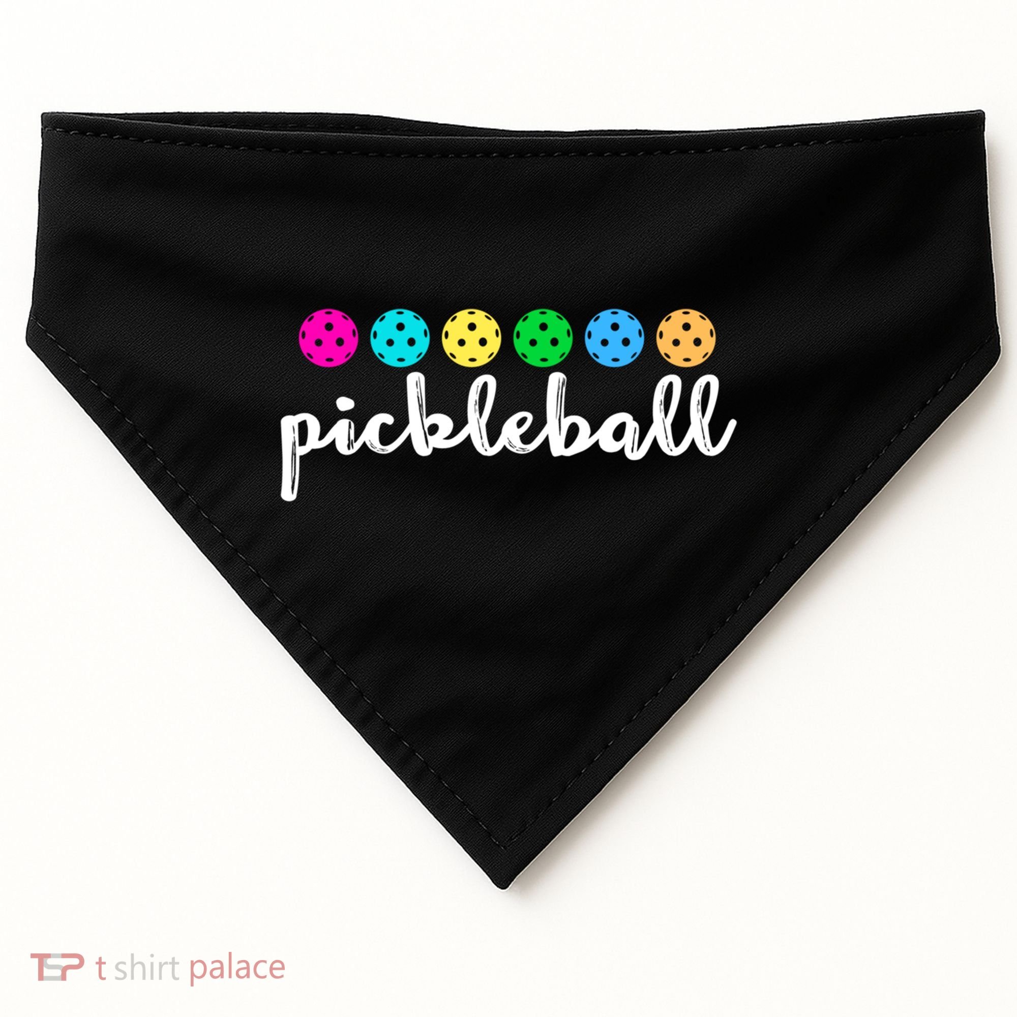 S Pickleball Lovers Cute Cool Gift USA-Made Doggie Bandana