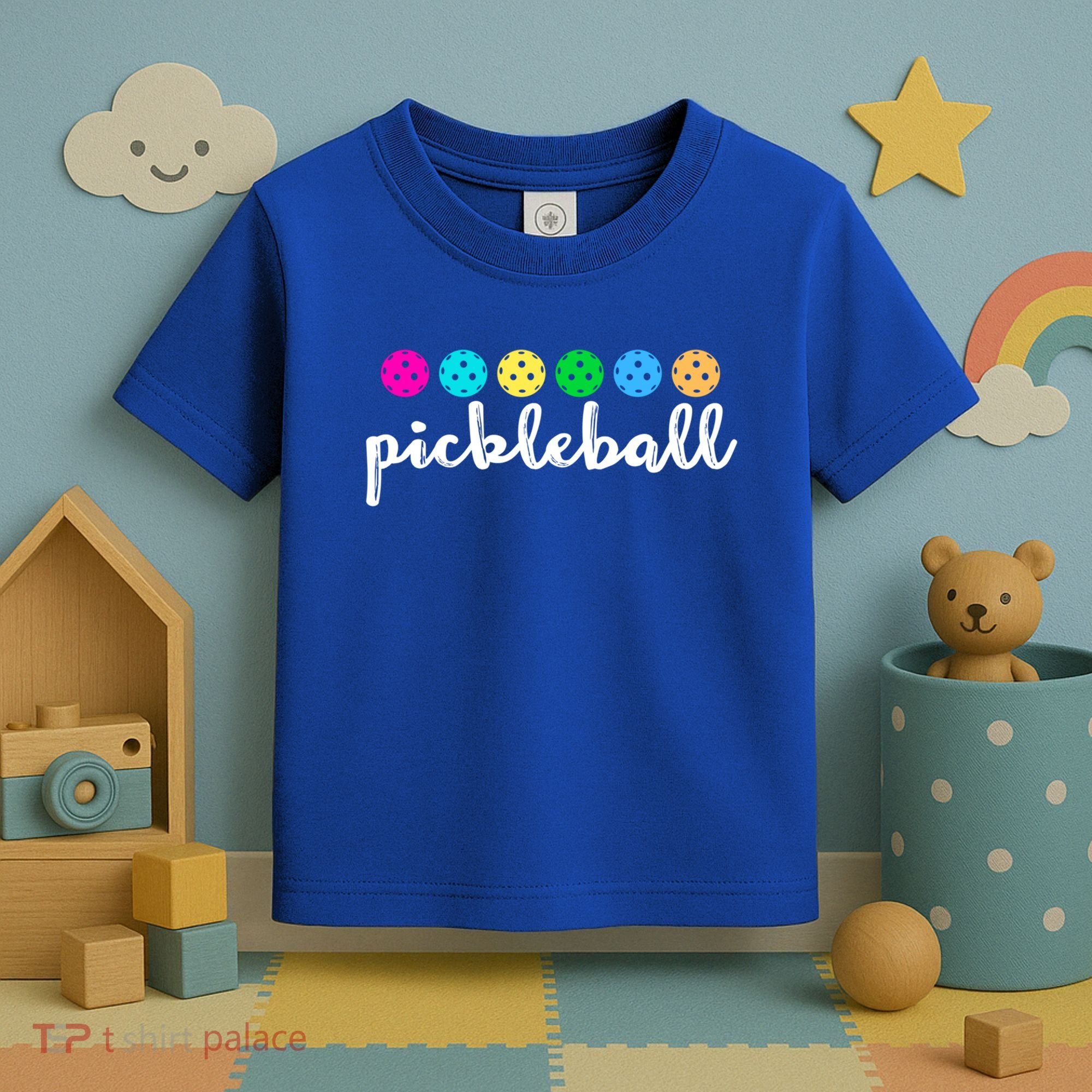 S Pickleball Lovers Cute Cool Gift Toddler T-Shirt